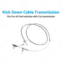 Stainless Kick Down Cable Transmission Kickdown Trans C-4 Deten Fits For Ford C4