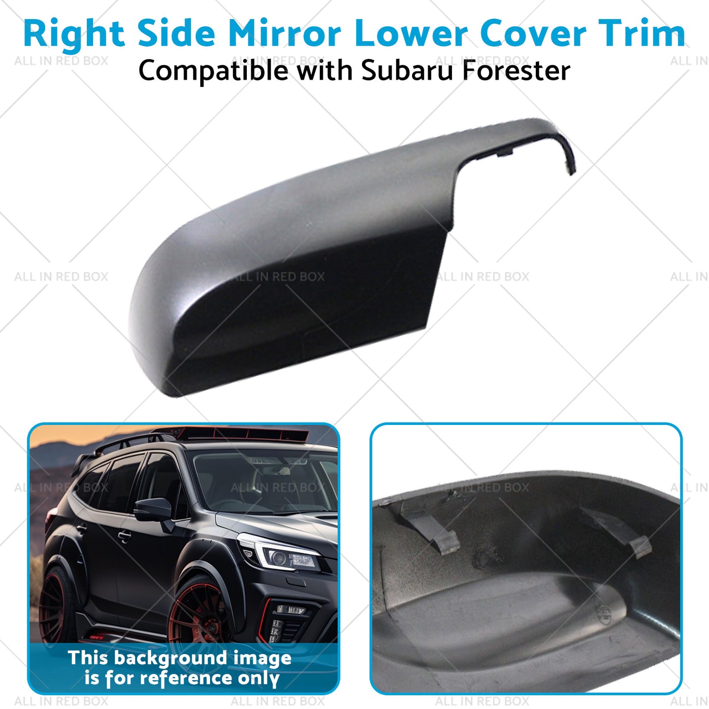 Right Side Mirror Lower Cover Trim Suitable for 12-18 Subaru Forester XV G4X