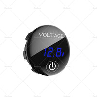 Car Panel Voltmeter 2PCS Volt Gauge Voltage Meter 12V-24V LED Digital Display DC