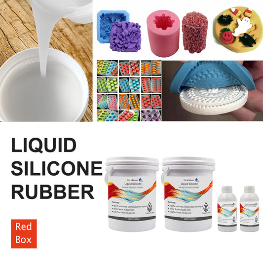 SH25 Liquid Silicone Mold Rubber Mould Making Kit 100:3 Mix - 5Kg 10Kg White