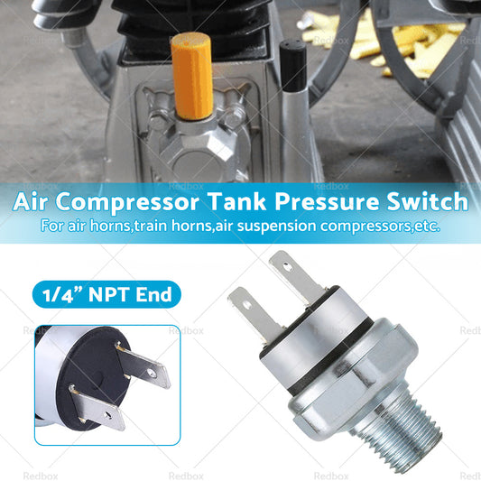 1 4inch NPT End Air Compressor Pressure Tank Control Switch Off Valve 90-120PSI