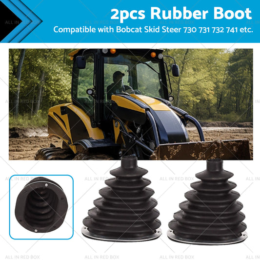 2x Rubber Steering Arm Boots for Bobcat 553 630 631 632 641 642 643 645 653 730