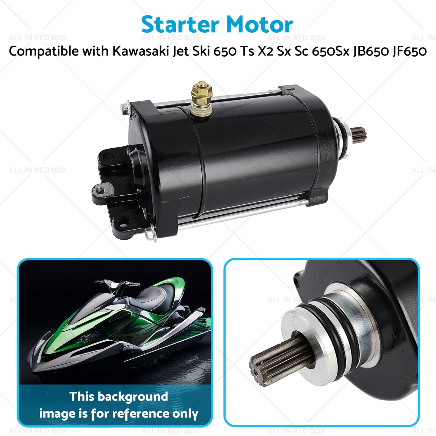 {{ Starter Motor Suitable for Kawasaki Jet Ski 650 Ts X2 Sx Sc 650Sx JB650 JF650 Starter Motor Suitable for Kawasaki Jet Ski JS750 JT900 Sea-Doo GSX LTD XP DI Starter Motor Suitable for Kawasaki Jet Ski JF650 JT1100 Sea Doo GTX GSX XP RX }} - Buy Car Parts Online at {{ Kaka Auto Parts }}.