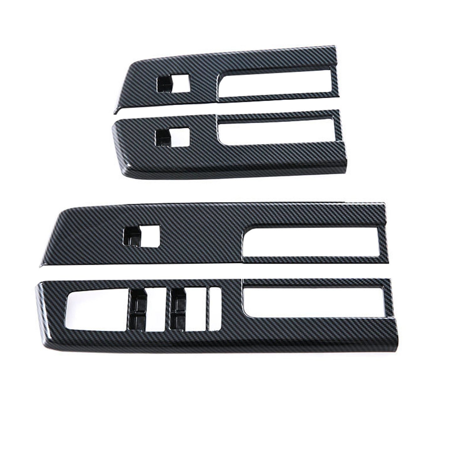 {{ 4x Window Lift Panel Cover Trim Suitable For Mitsubishi L200 Triton 23-25 Carbon }} - Buy Car Parts Online at {{ Kaka Auto Parts }}.