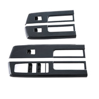 {{ 4x Window Lift Panel Cover Trim Suitable For Mitsubishi L200 Triton 23-25 Carbon }} - Buy Car Parts Online at {{ Kaka Auto Parts }}.