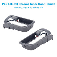 Pair Inner Door Handle Front Rear Chrome Suitable For Toyota Camry CV 36 02~06