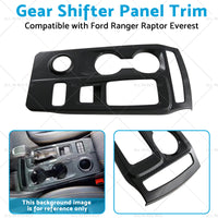 Suitable For Ford Ranger Raptor Carbon Gear Shifter Panel Console Protector Trim