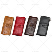 Women Ladies Leather Phone Wallet Clutch Purse Card Cash Coin Holder