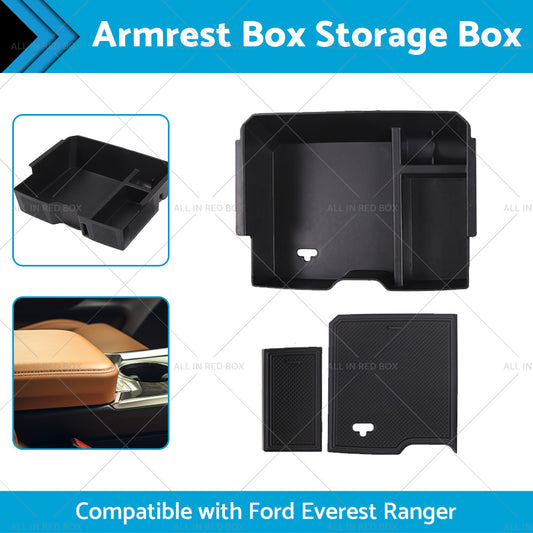 Car Center Console Armrest Box Storage Box Tray Suitable For Ford Everest 2023+