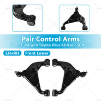 LH RH Front Lower Control Arm Suitable for TOYOTA HILUX KUN26 GGN25 4WD 05-15