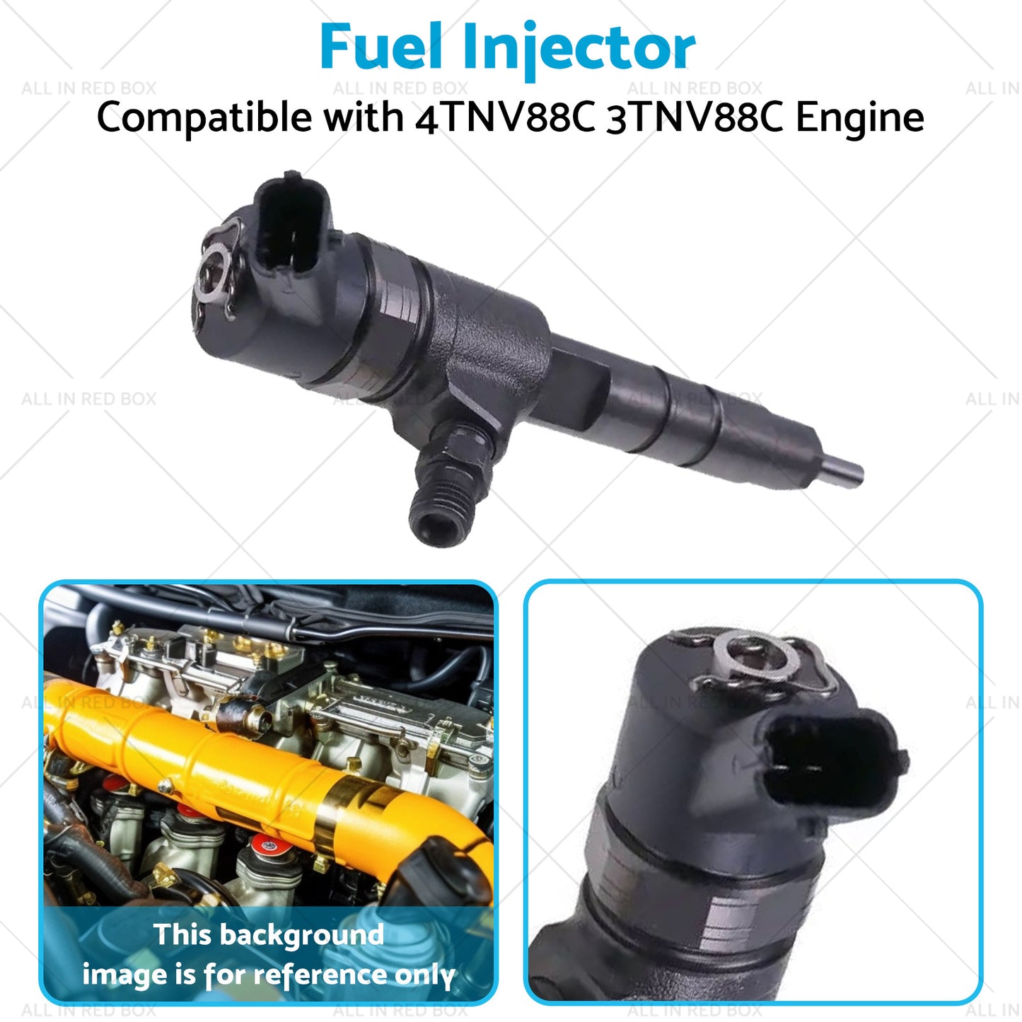 Fuel Injector Suitable for 4TNV88C 3TNV88C Engine 129A00-53100 0445110463