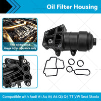 {{ Oil Filter Housing 03L115389H Suitable for VW Seat Skoda Audi A1 A4 A5 A6 Q3 Q5 }} - Buy Car Parts Online at {{ Kaka Auto Parts }}.