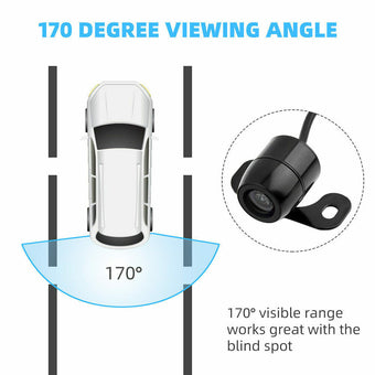 compare product 170 Angle Car Reverse Camera Waterproof Rear View Backup Parking With IR Night Vision