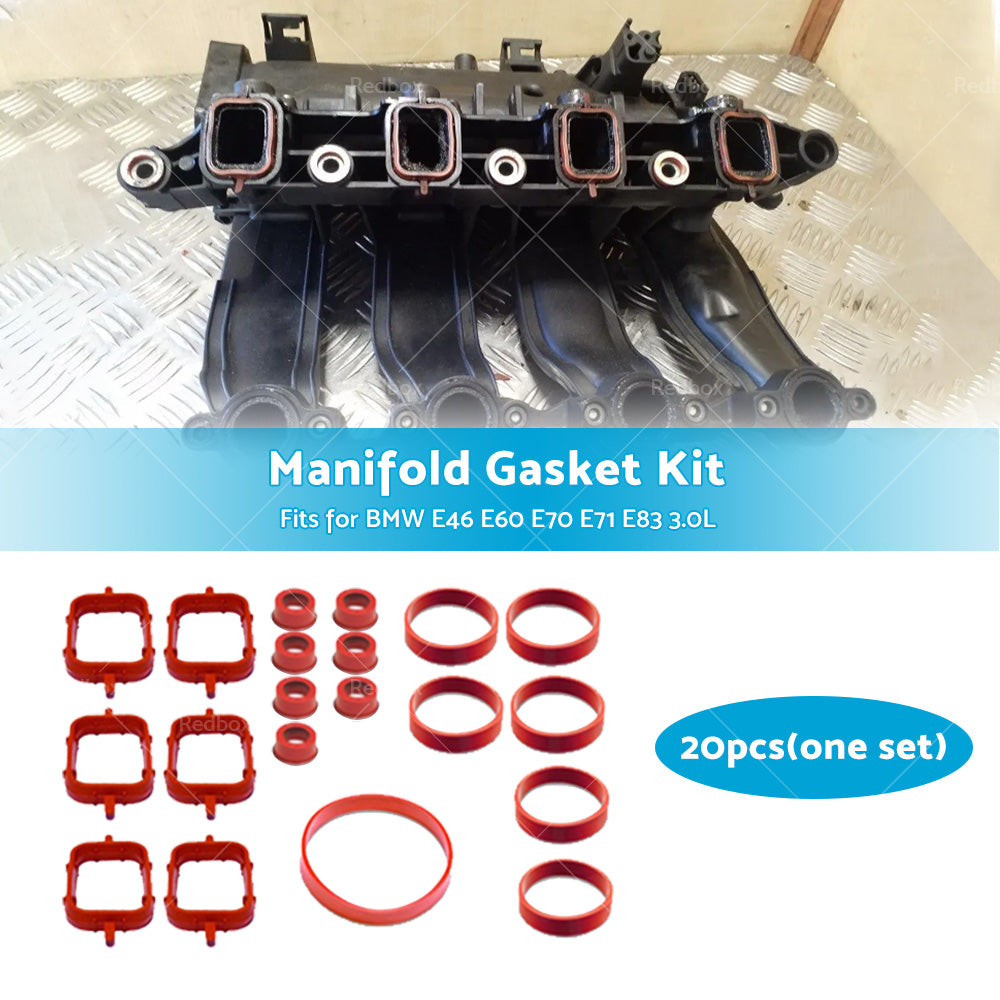 Intake Inlet Manifold Gasket Kit for BMW E83 X3 E70 X5 E71 X6 3 5 Series E46 E60