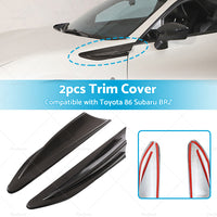 Carbon Fiber Car Side Fender Fin Vent Trim Suitable For Subaru BRZ Toyota 86