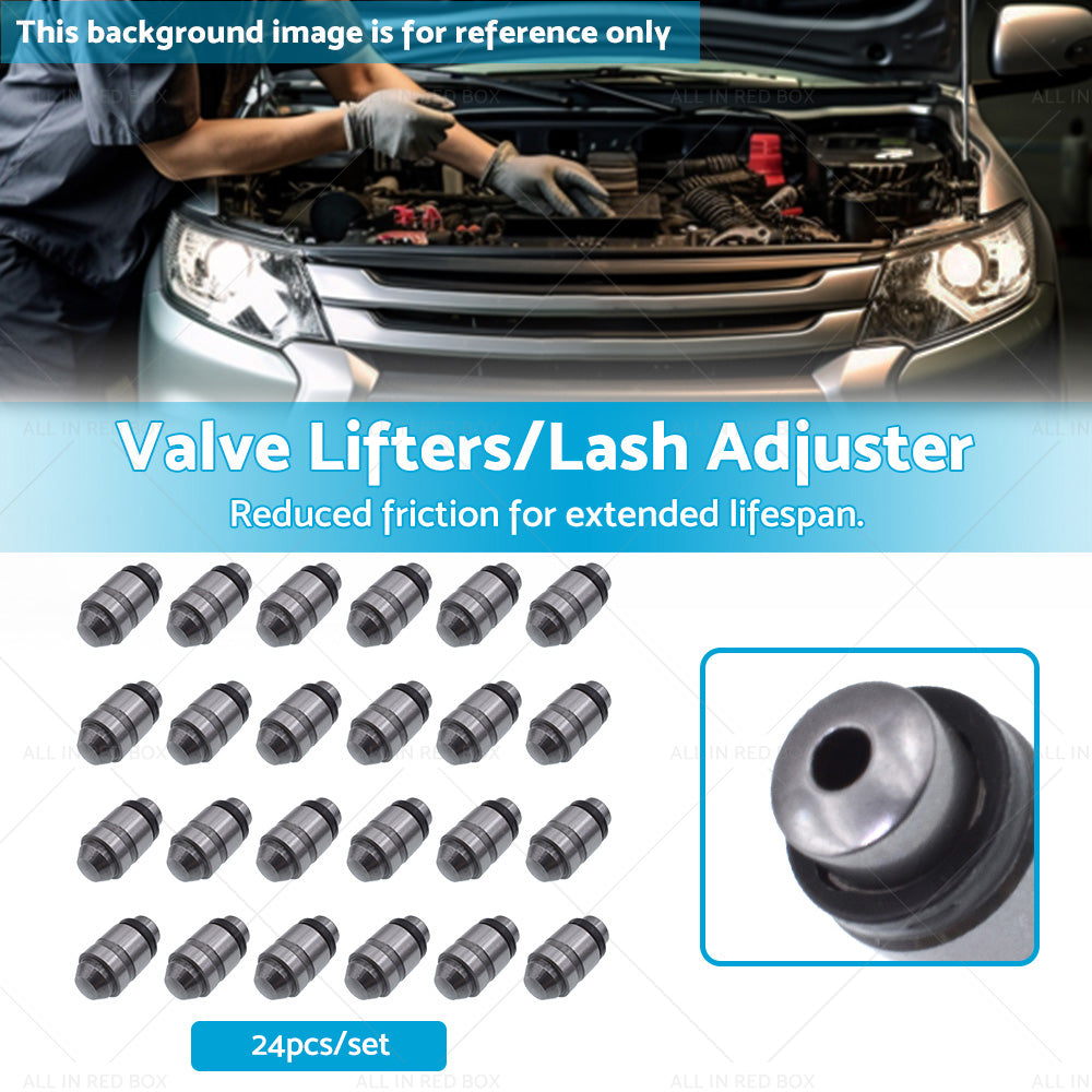 24x Valve Lifters Lash Adjuster Suitable For Mitsubishi Triton L200 Outlander