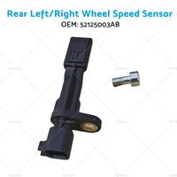 2SET Front Rear LH or RH ABS Wheel Speed Sensor Suitable for Jeep Wrangler JK 07-17