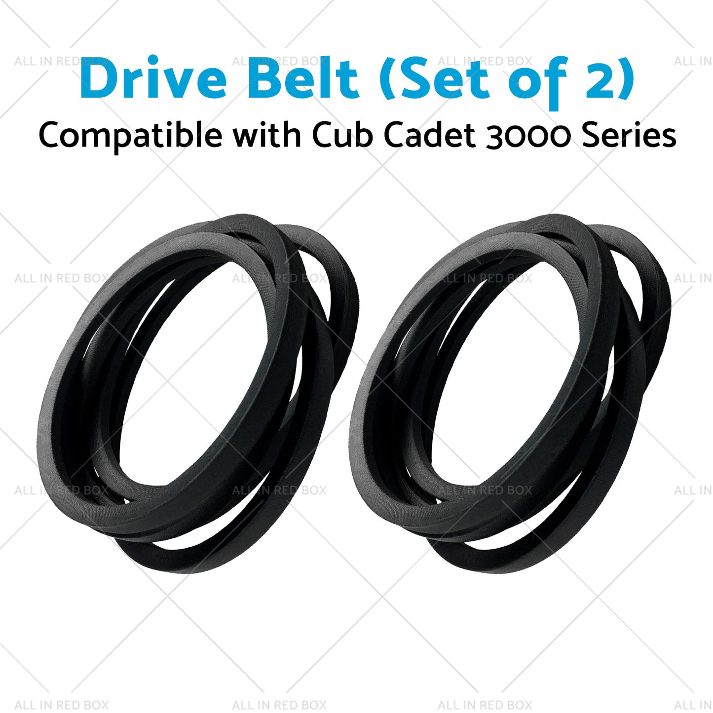 2x Belt Suitable for Cub Cadet 3000 series 7543084 7543084-A 754-3084 754-3084-A