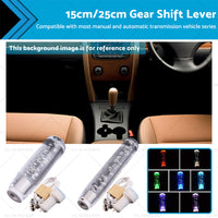 Universal Car Manual Gear Shift Knob Stick Lever LED Light Gear Lever 15cm/25cm