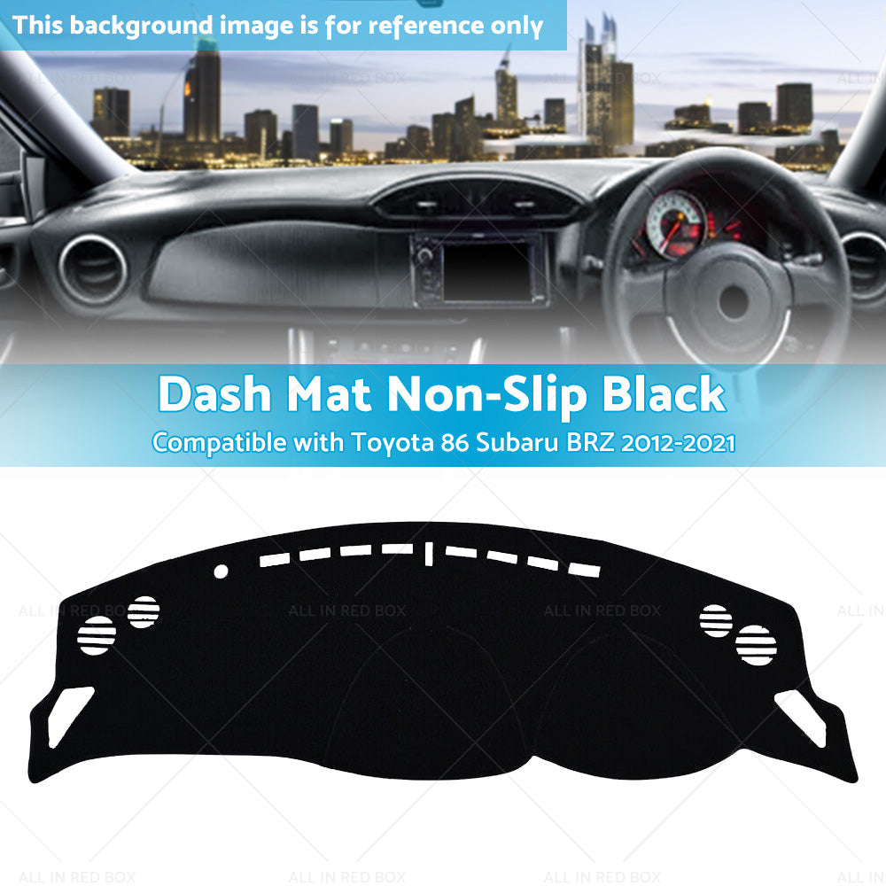 Dash Mat Dashmat Cover Suitable For Toyota 86 Subaru BRZ 2012-2021 Dashboard Pad