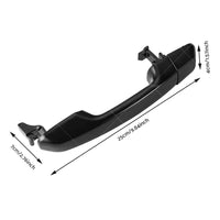 Pair REAR Outer Door Handle Black Suitable For Toyota Prado J150 Series 09-20