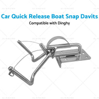 304 Stainless Steel Car Quick Release Boat Snap Davits Suitable for Dinghy