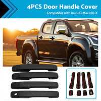 4PCS Door Handle Cover Trim Suitable for Isuzu D-Max DMax MUX MU-X 2012 - 2015