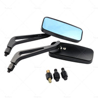 2x 8 10mm Motorcycle Mirrors Suitable For Chopper Cruiser Bobber Cafe Racer