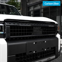 Carbon Fiber Front Center Grille Cover Trim Suitablefor Toyota Prado LC250 2024+
