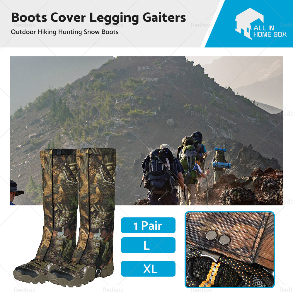 Anti Bite Mosquito Boots Cover Legging Gaiters Outdoor Hiking Hunting Snow Boots