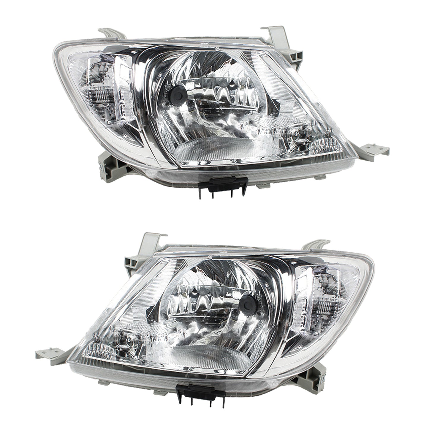 Pair LHRH Head Light Lamps Suitable for Toyota Hilux Ute 2008-2012 2WD 4WD