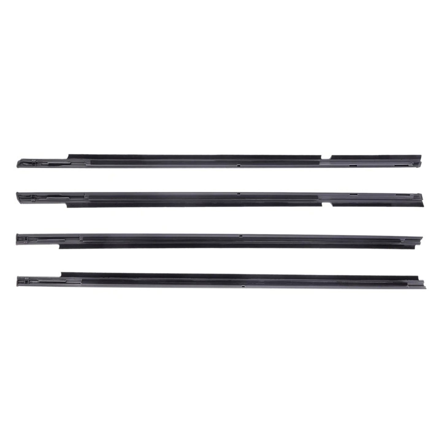 4x Window Weatherstrips Trim Belt Set Suitable for Mitsubishi Lancer 08-17