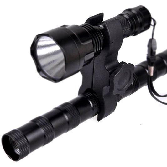 1PC Illumitation Variable Clamp Scope Mount Gun Barrel Clip Torch 25-35mm