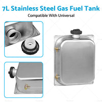 7L Stainless Steel Gas Fuel Tank Emergency Backup Suitable For Webasto Heater