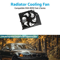 {{ Radiator Cooling Fan Suitable for BMW E46 with control mod and brush motor }} - Buy Car Parts Online at {{ Kaka Auto Parts }}.