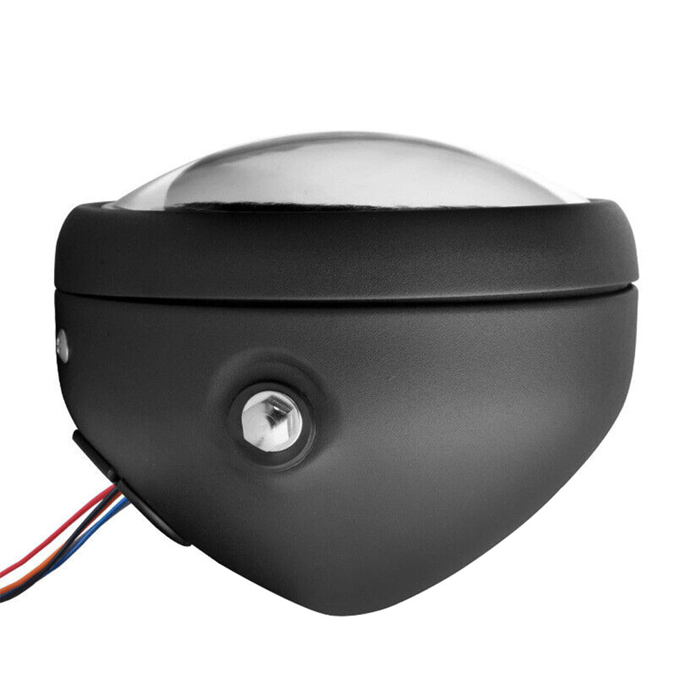 Motorcycle 6. 5inch LED Headlight Spiral Side Mount Bracket Suitable For Cafe Racer