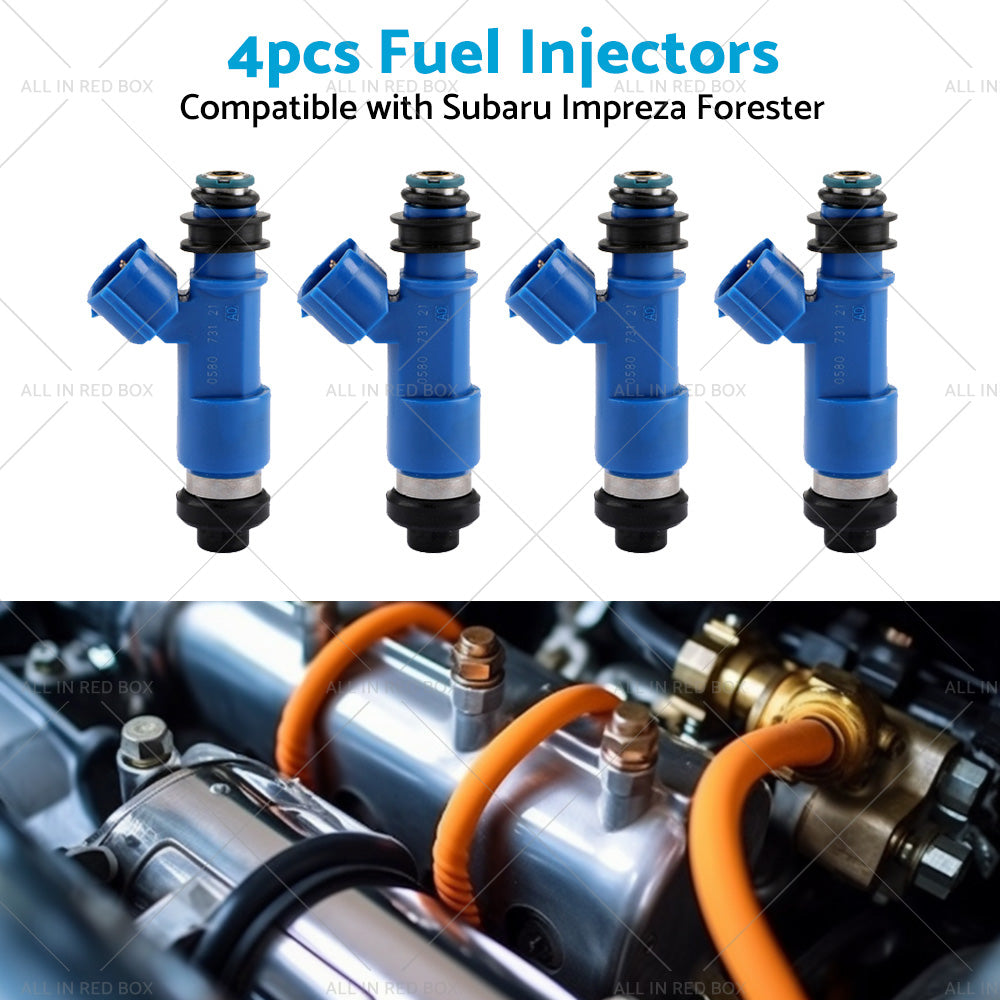 4PCS 565cc Fuel Injector Suitable For Subaru Impreza Forester Legacy 16611-AA720