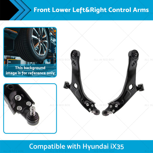 Front Lower Left and Right Control Arms Suitable for 11-18 Hyundai iX35 KIA Sportage