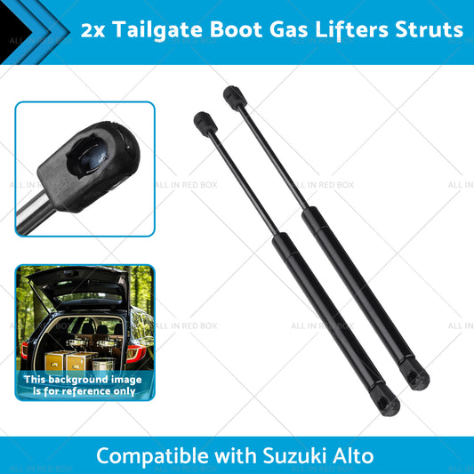 2x Tailgate Boot Gas Lifters Struts Suitable for 08-14 Suzuki Alto Nissan Pixo