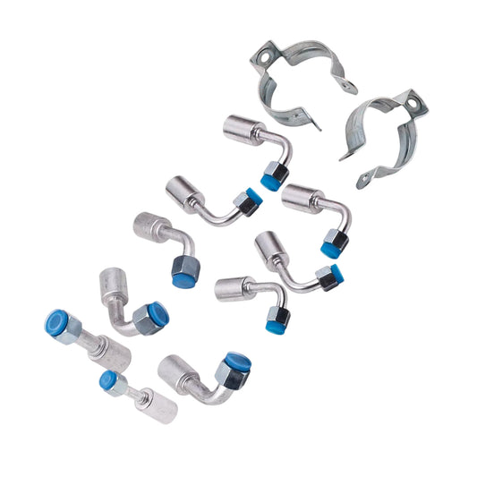 AC Hose Kit With R-Ring Fitting & Drier Suitable For Universal 134a Air Conditioning