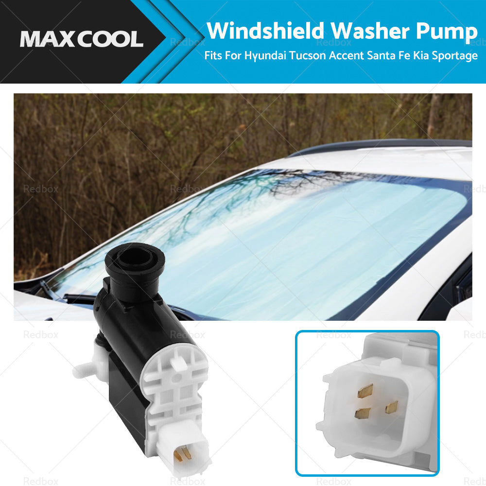 Windscreen Washer Pump For Hyundai Tuscon Accent Santa Fe Kia Sportage Hatchback