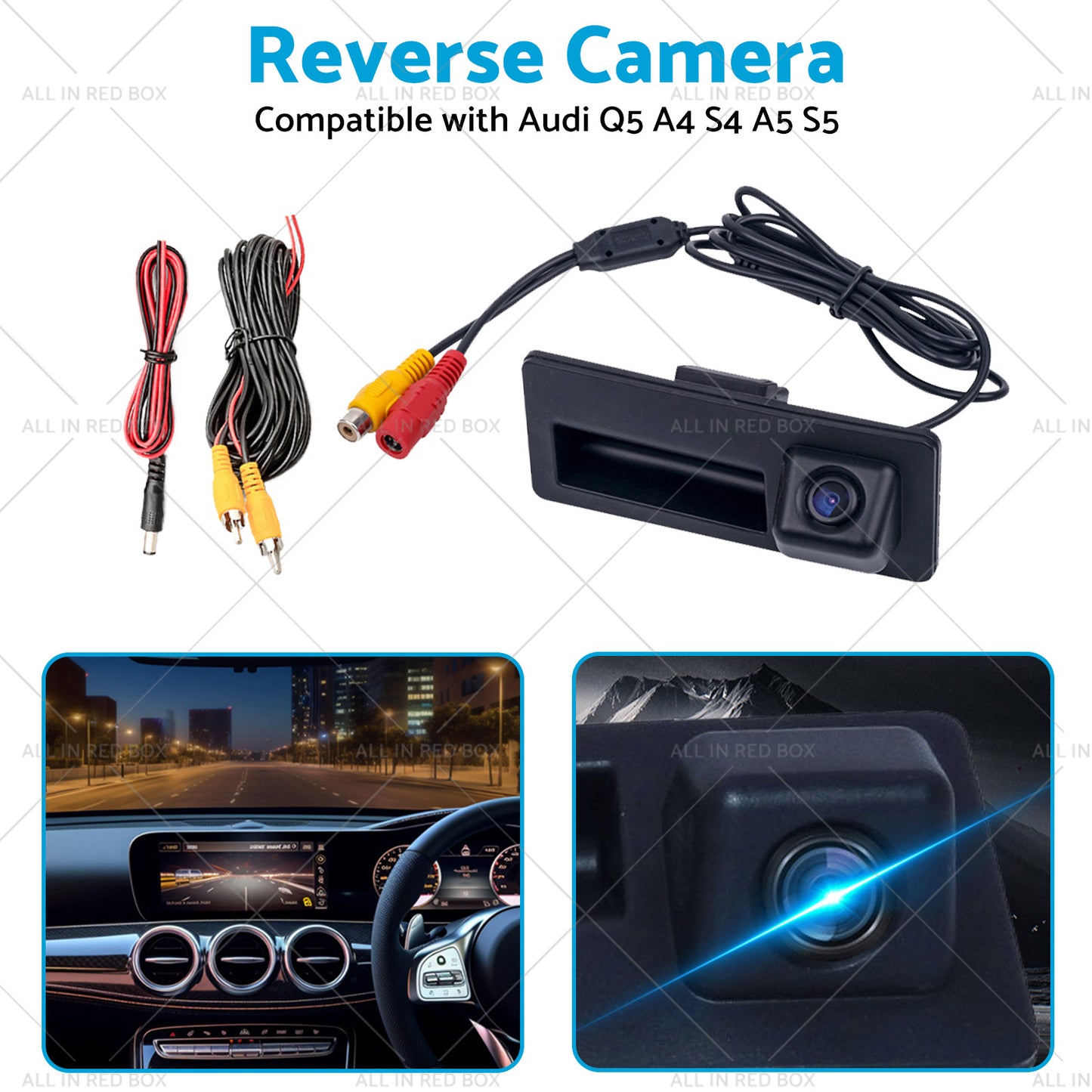 {{ Auto Reverse Parking Camera Suitable for Audi Q5 A4 S4 A5 S5 Handle strip }} - Buy Car Parts Online at {{ Kaka Auto Parts }}.