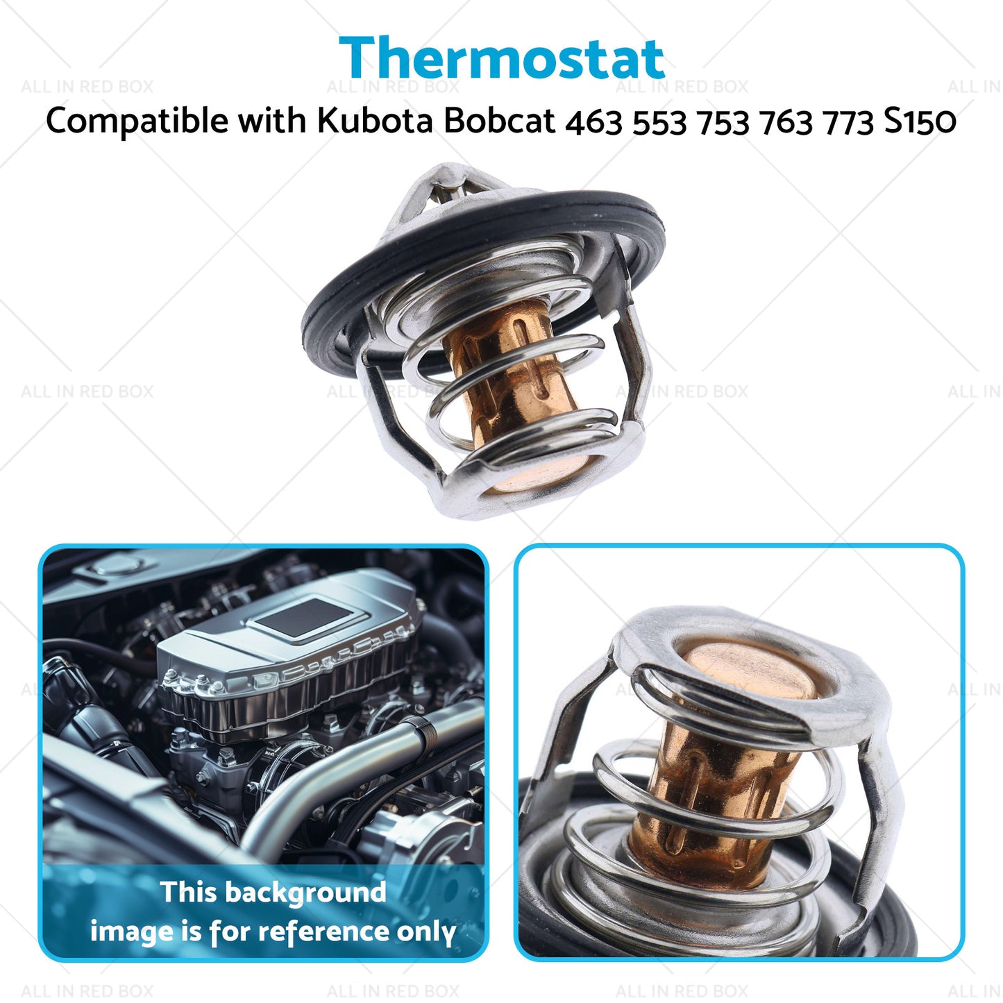 3918235 6653948 Thermostat Suitable for Kubota Bobcat 463 553 753 763 773 S150