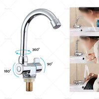 {{ For RV Motorhome Faucet Single Cold Water Tap 360 Degree Rotation 1 or 2in Mounting }} - Buy Car Parts Online at {{ Kaka Auto Parts }}.