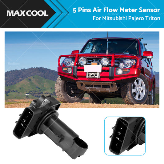 Mass Air Flow Meter MAF Sensor 5 Pins Fit for Mitsubishi Pajero Triton MR547077