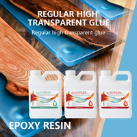6KG Epoxy Resin 2 1 AB Kit Art DIY UV Crafts Glass  and  Water Clear Epoxy Coating