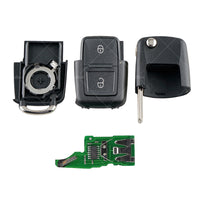 434 MHZ Fully Functional Remote Key Fob Suitable for VW Volkswagen Amarok Transporter