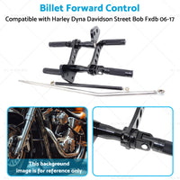 Billet Forward Control Suitable for Harley Dyna Davidson Street Bob Fxdb 06-17