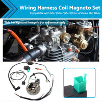 50cc 125cc Wire Harness Wiring Coil Magneto for Dirt Pit Trail Bike