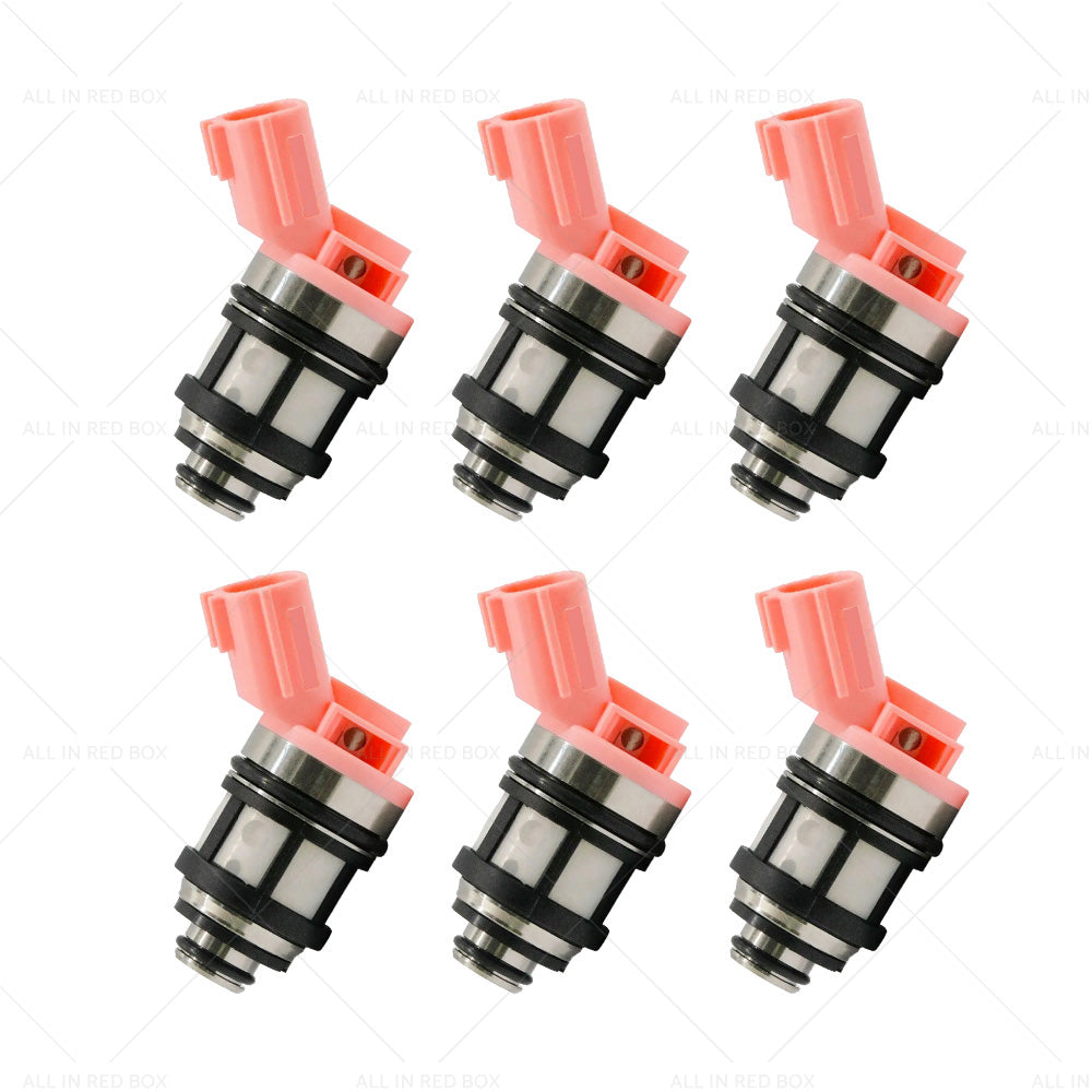 6PCS Fuel Injectors Suitable For Nissan Navara D21 D22 Pathfinder 16600-9S200